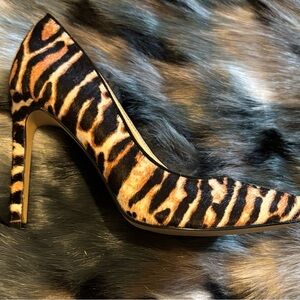 Nine West Stylish Animal Print Women's Heels - Size 7